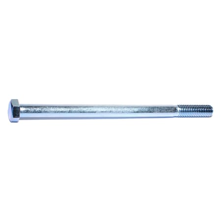 Midwest Fastener Grade 2, 1/2"-13 Hex Head Cap Screw, Zinc Plated Steel, 8 in L, 25 PK 00117